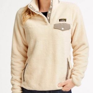 NWOT - LL BEAN Hi-Pile Fleece Pullover